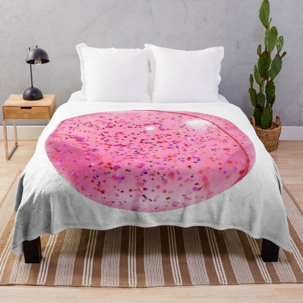 Item preview, pink bouncy ball with glitter designed and sold by ---clara---.