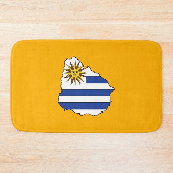 Item preview, Uruguay country shape flag designed and sold by Rachael Taylor.