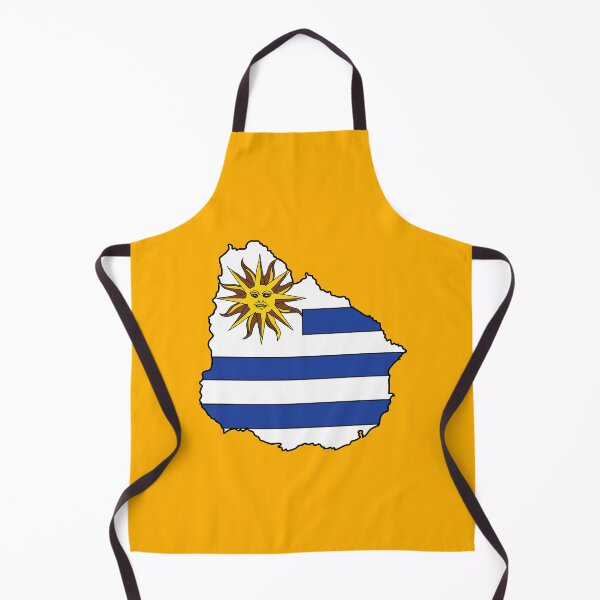 Item preview, Uruguay country shape flag designed and sold by Rachael Taylor.