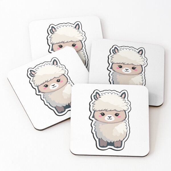 Item preview, Cute and Fluffy Alpaca | Simple Gift with a Small Alpaca designed and sold by PakoArtStudio.