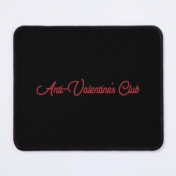 Item preview, Anti-Valentine's Club - Funny Valentine's Day, Anti-Love Humor (Red Design) designed and sold by Spiprinto.