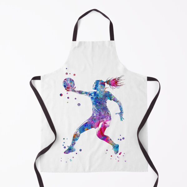 Item preview, A Handball Player Girl Hits The Ball designed and sold by Rosaliartbook.