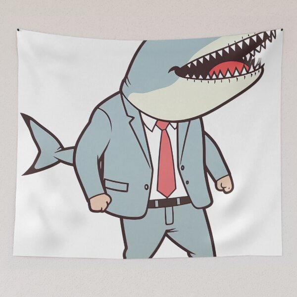 Item preview, The Business Shark Funny designed and sold by CreativeWorldSt.