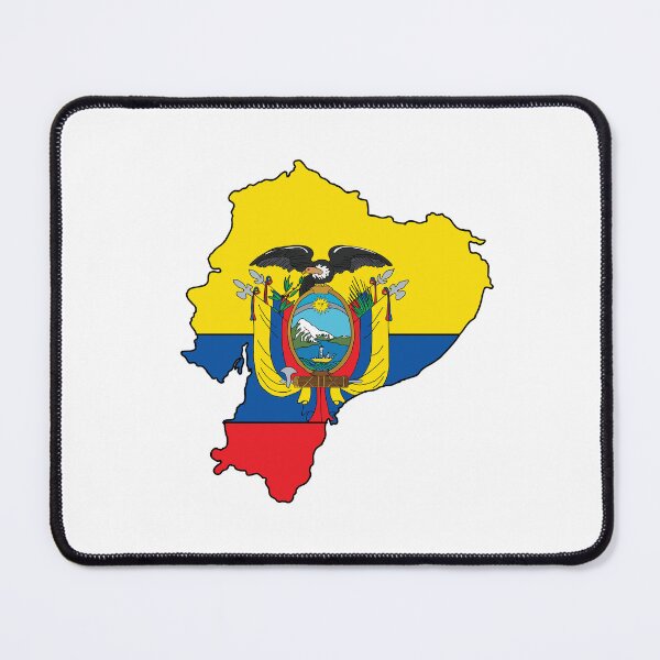 Item preview, Ecuador country shape flag designed and sold by Rachael Taylor.