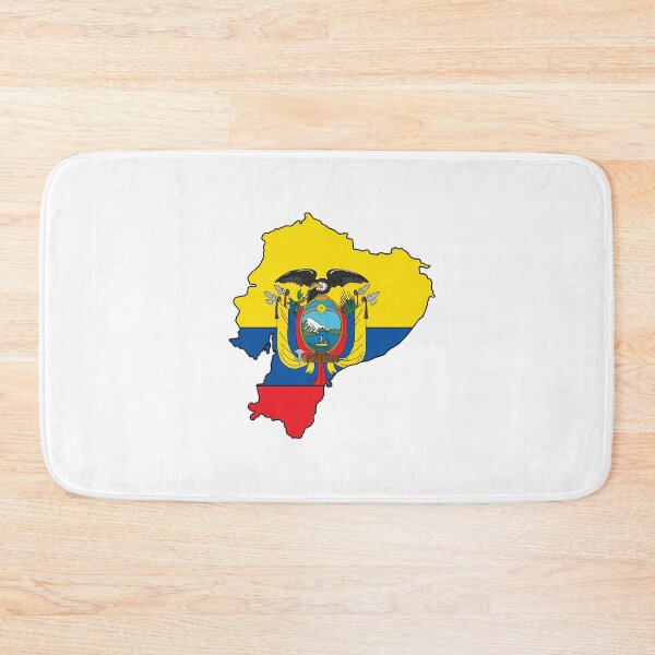 Item preview, Ecuador country shape flag designed and sold by Rachael Taylor.