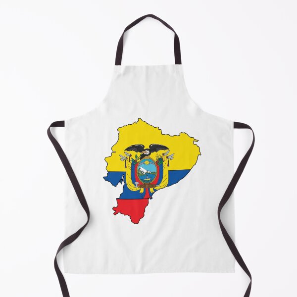 Item preview, Ecuador country shape flag designed and sold by Rachael Taylor.