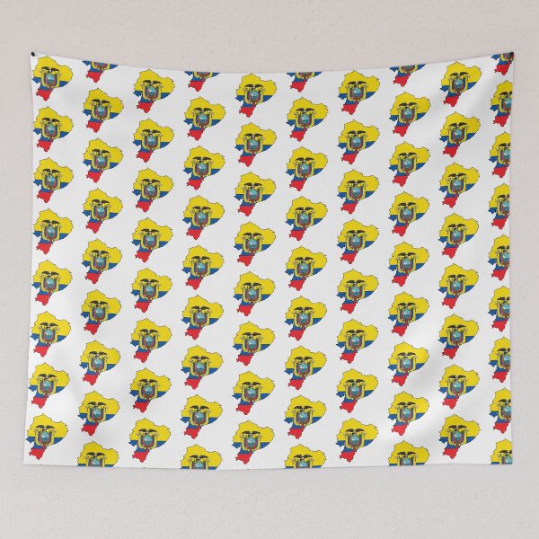 Item preview, Ecuador country shape flag designed and sold by Rachael Taylor.