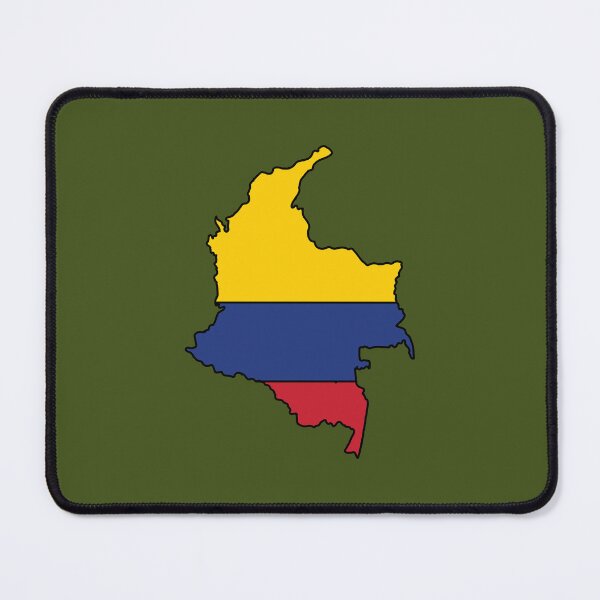 Item preview, Colombia country shape flag designed and sold by zenithcreative.