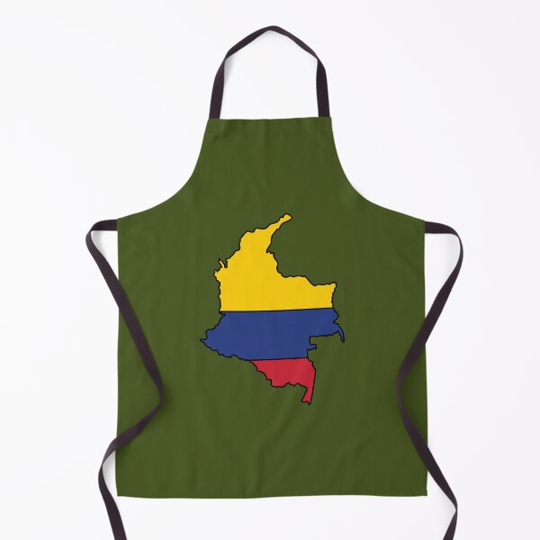 Item preview, Colombia country shape flag designed and sold by Rachael Taylor.