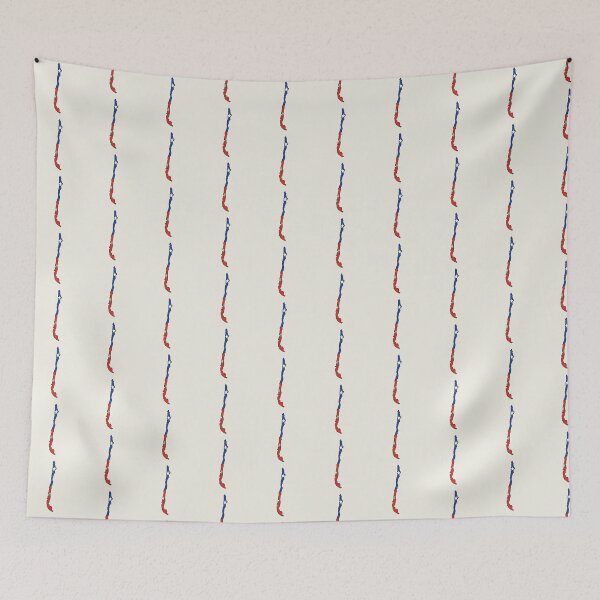 Item preview, Chile country shape flag designed and sold by Rachael Taylor.
