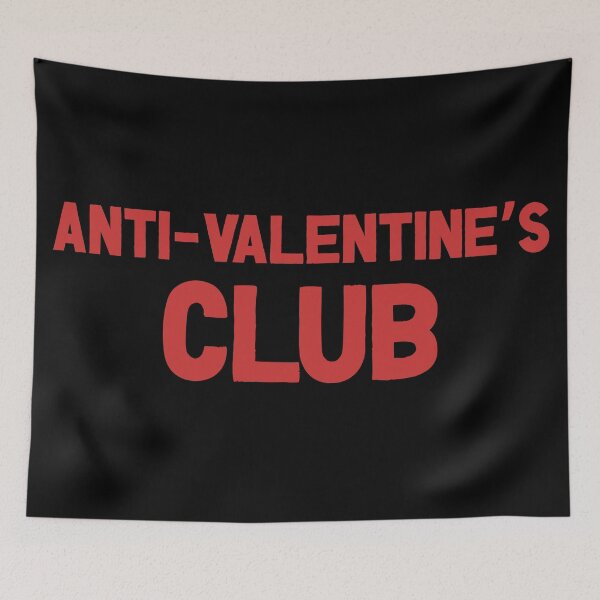 Item preview, Anti-Valentine's Club - Funny Valentine's Day, Anti-Love Humor (Red Design) 2 designed and sold by Spiprinto.