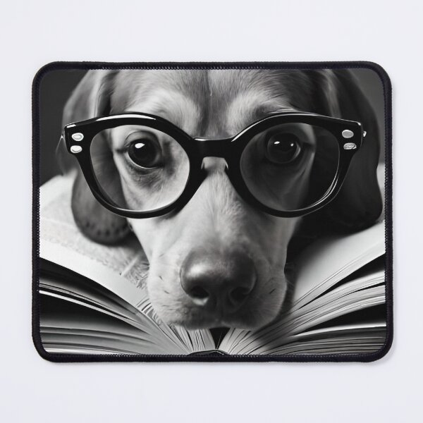 Item preview, Cute Beagle Dog with Glasses | Joyful Dog designed and sold by GemaDesings.