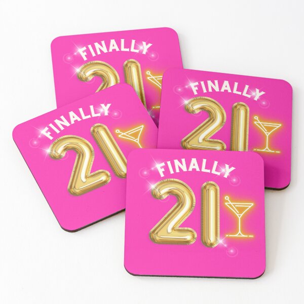 Item preview, 21 birthday hot pink designed and sold by Lydia Kelley.