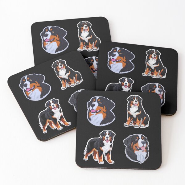 Item preview, Bernese Mountain Dog Lover Sticker Pack, Cool Iron On Patches designed and sold by saloui.