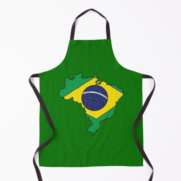 Item preview, Brazil country shape flag designed and sold by Rachael Taylor.