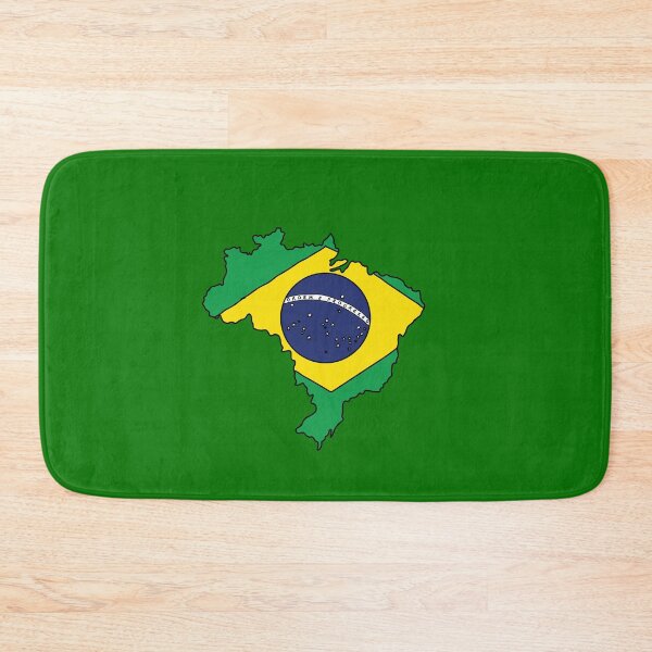 Item preview, Brazil country shape flag designed and sold by Rachael Taylor.