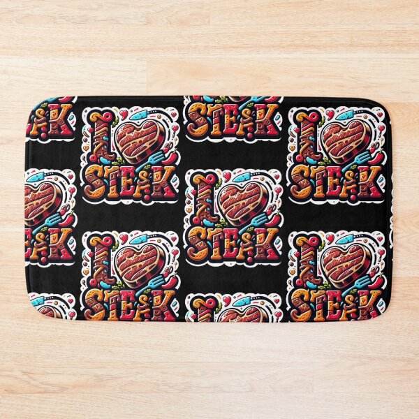 Item preview, I LOVE STEAK  designed and sold by ArtFeverShop.