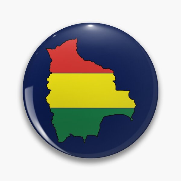 Item preview, Bolivia country shape flag designed and sold by Rachael Taylor.