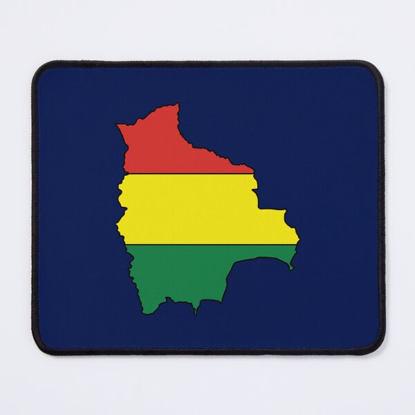 Item preview, Bolivia country shape flag designed and sold by Rachael Taylor.
