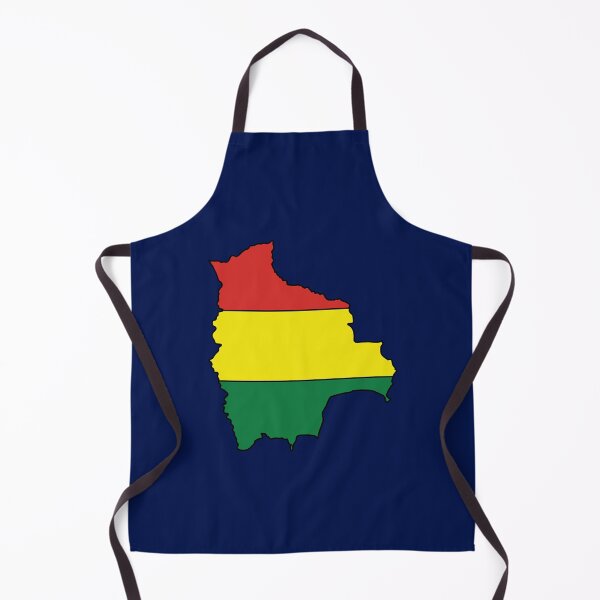 Item preview, Bolivia country shape flag designed and sold by Rachael Taylor.