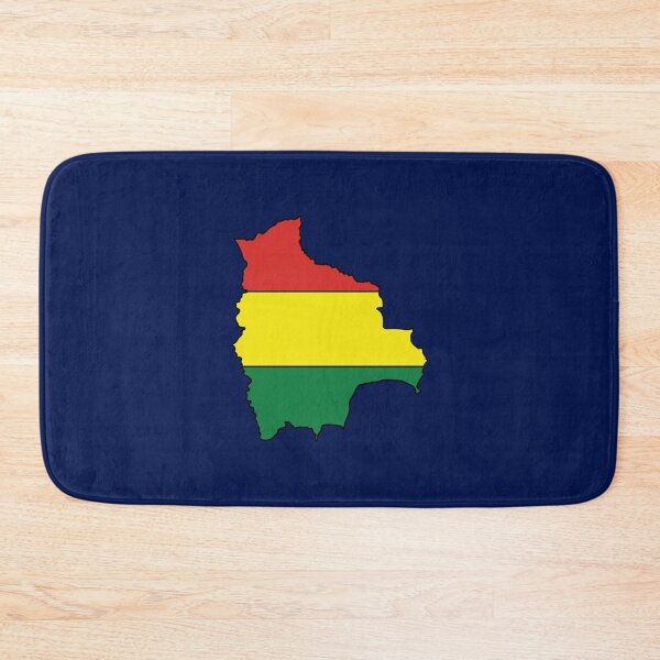 Item preview, Bolivia country shape flag designed and sold by Rachael Taylor.