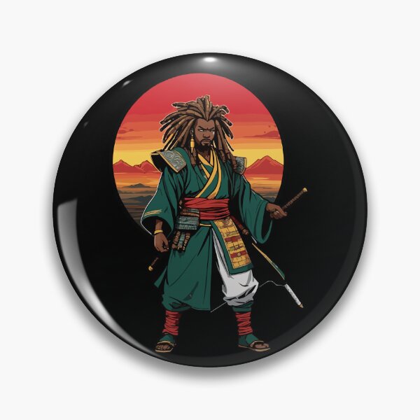 Item preview, Yasuke: African Samurai Sunset  designed and sold by reggaeartgifts.