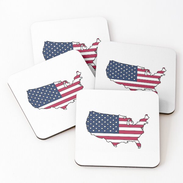 Item preview, United States country shape flag designed and sold by Rachael Taylor.
