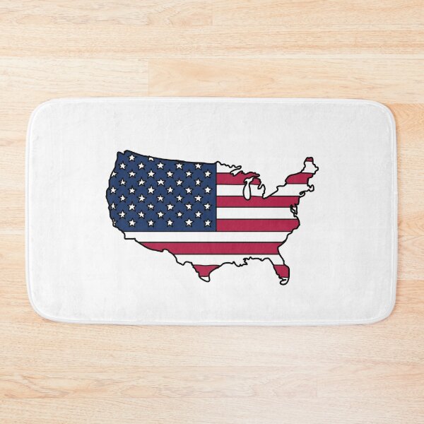 Item preview, United States country shape flag designed and sold by Rachael Taylor.