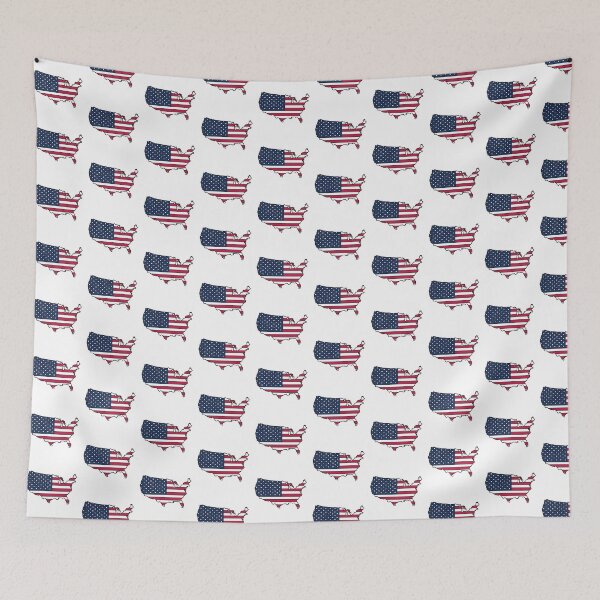 Item preview, United States country shape flag designed and sold by Rachael Taylor.