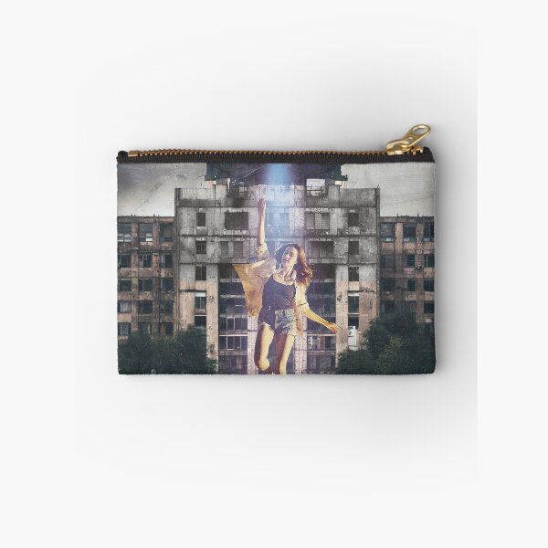 Item preview, UFO In The City Poster designed and sold by Pixelfunk.