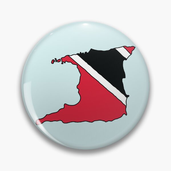 Item preview, Trinidad and Tobago country shape flag designed and sold by Rachael Taylor.