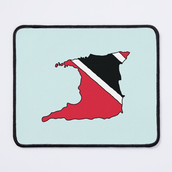 Item preview, Trinidad and Tobago country shape flag designed and sold by Rachael Taylor.