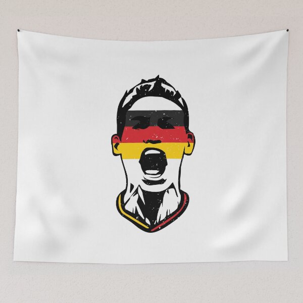 Item preview, Germany Team 2018 Deutschland Fan Flag Face designed and sold by screenworks.