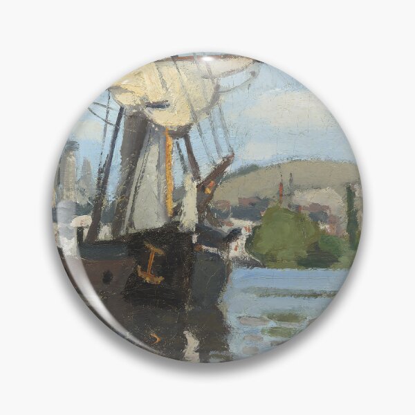 Item preview, Ships Riding on the Seine at Rouen (1872–1873) | Monet designed and sold by Oliveirallan.