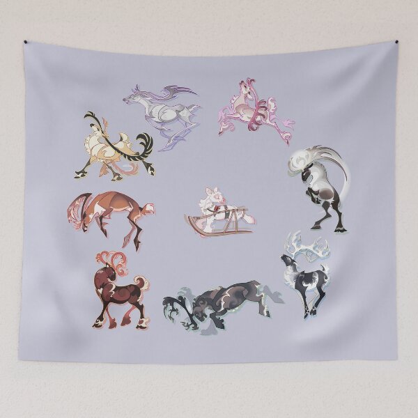 Item preview, Santa's Reindeer designed and sold by shirecorn.