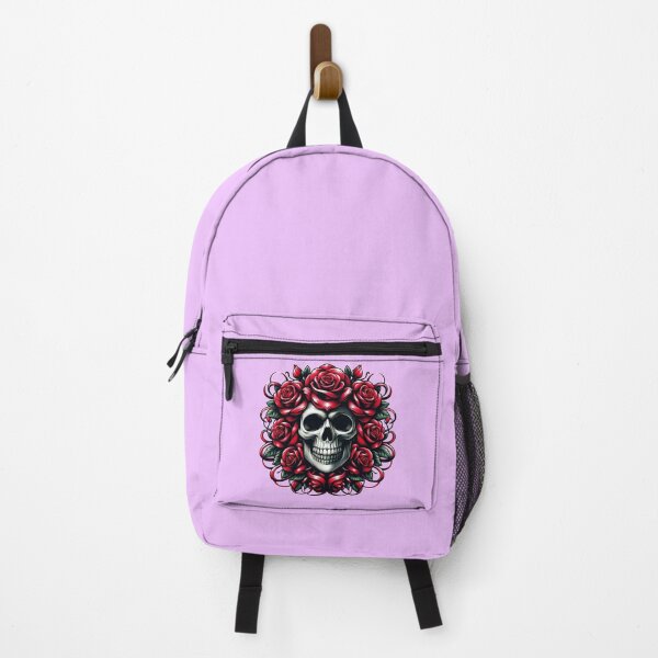 Item preview, Eternal Skull with Red Roses designed and sold by RPN-Store.