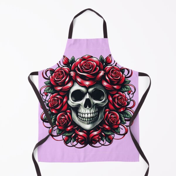 Item preview, Eternal Skull with Red Roses designed and sold by RPN-Store.