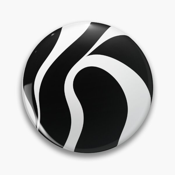 Item preview, Liquid paint black and white pattern  designed and sold by RAIDEN-BLACK.
