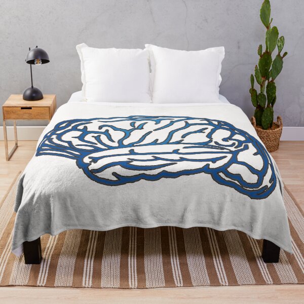 Item preview, Brain Outline - Blue, White Background designed and sold by Artsy-Chemist.