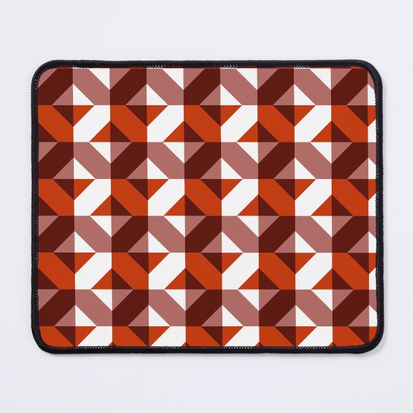 Item preview, Geometrix in red-brown designed and sold by Andrea Snuggs.