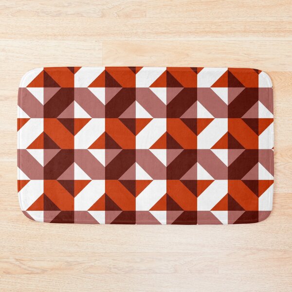 Item preview, Geometrix in red-brown designed and sold by Andrea Snuggs.