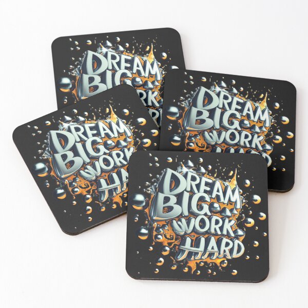Item preview, Dream Big,Work Hard designed and sold by MillenniumDrip.