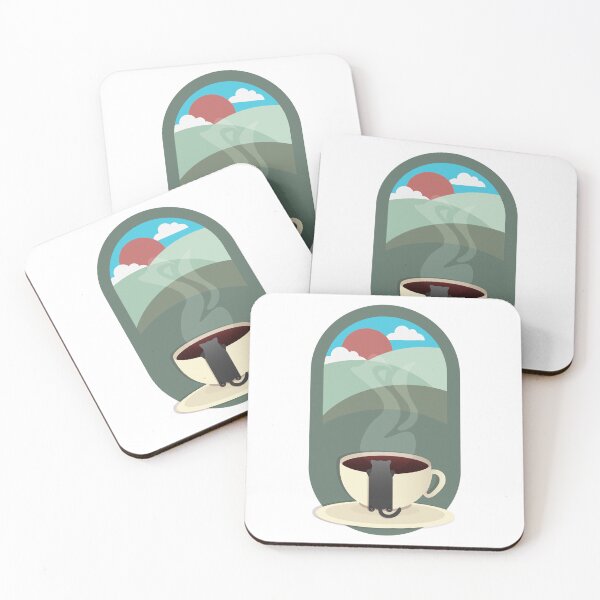 Item preview, Cat & Beverages - Coffee designed and sold by LBMArts.