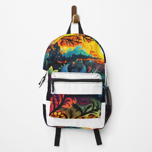 Item preview, A colorful landscape with trees and plants designed and sold by johndesign88.