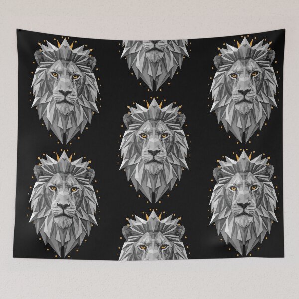 Item preview, Lion / Pixelated The King of The Jungle Art 3 designed and sold by Psycho-Crazy.