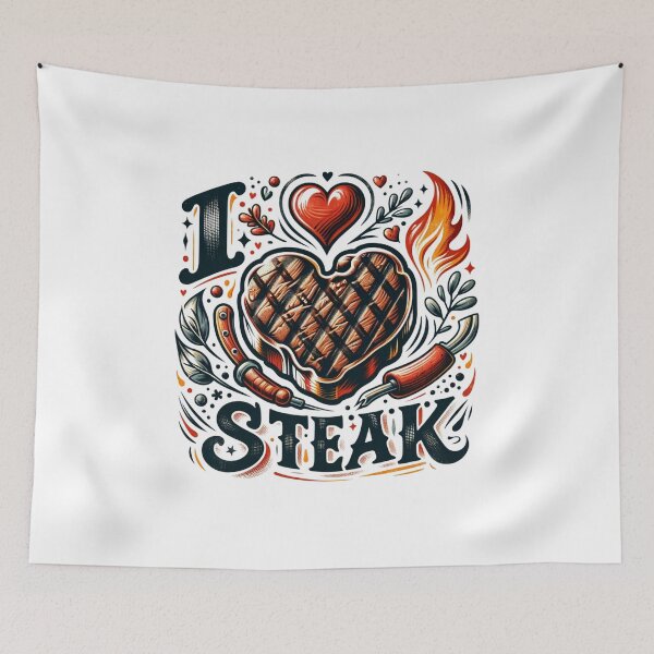 Item preview,  I LOVE STEAK  designed and sold by ArtFeverShop.