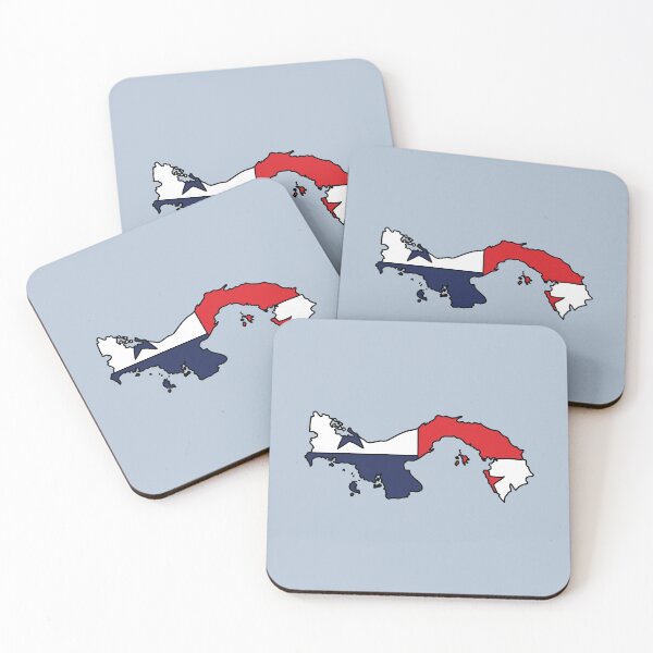 Item preview, Panama country shape flag designed and sold by Rachael Taylor.