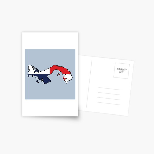 Item preview, Panama country shape flag designed and sold by zenithcreative.