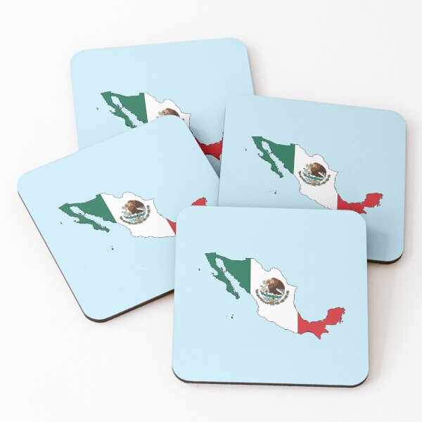Item preview, Mexico country shape flag designed and sold by Rachael Taylor.