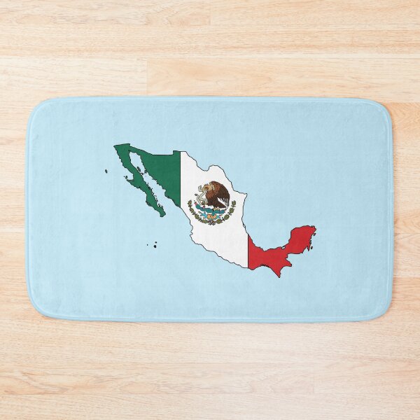 Item preview, Mexico country shape flag designed and sold by Rachael Taylor.